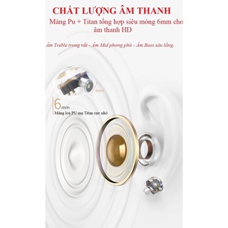 Tai nghe nhét tai bluetooth v5.1+ edr - gx6 / tai nghe thời trang