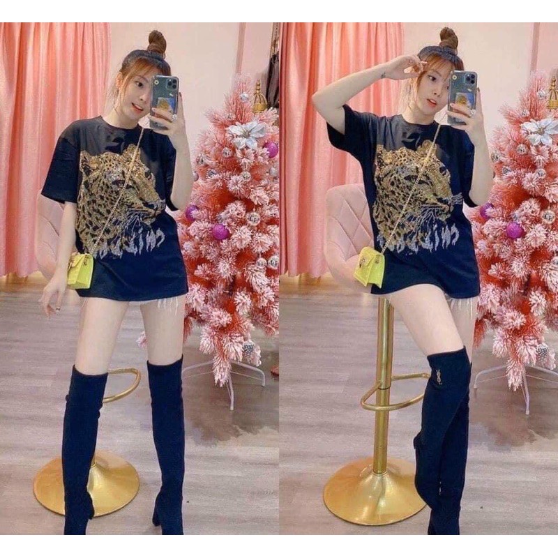 ‼️ Áo thun đính đá beo ‼️(ảnh thật hàng hinh cuối)