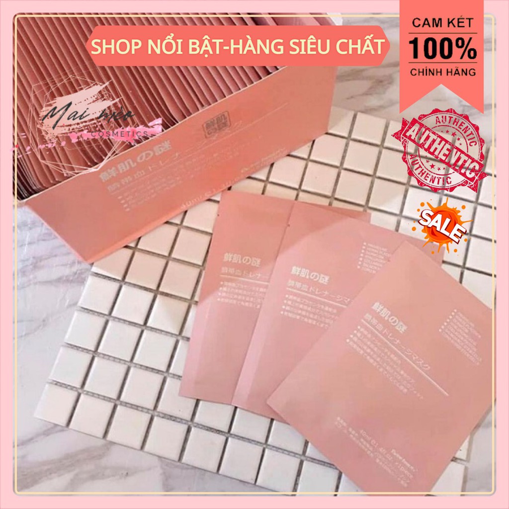 [𝓕𝓻𝓮𝓮𝓼𝓱𝓲𝓹] mặt nạ nhau thai - Mặt Nạ Tế Bào Gốc/Cấp ẩm - Mask Cuống Rốn Nhật Bản Rwine Beauty [𝓜𝓪𝓲 𝓶𝓮𝓸]