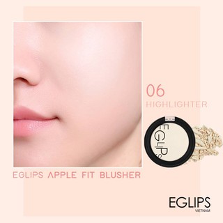Phấn má dạng nén Eglips Apple Fit Blusher - 06 Highlighter 4g