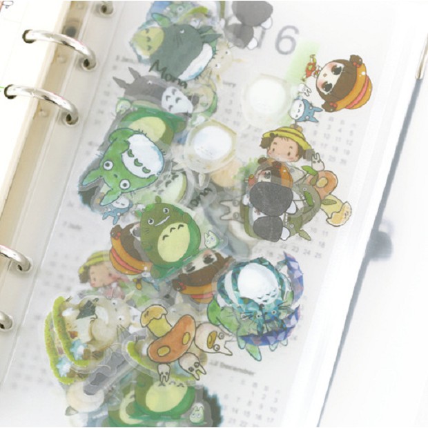 60 Miếng Sticker Dán Trang Trí Totoro