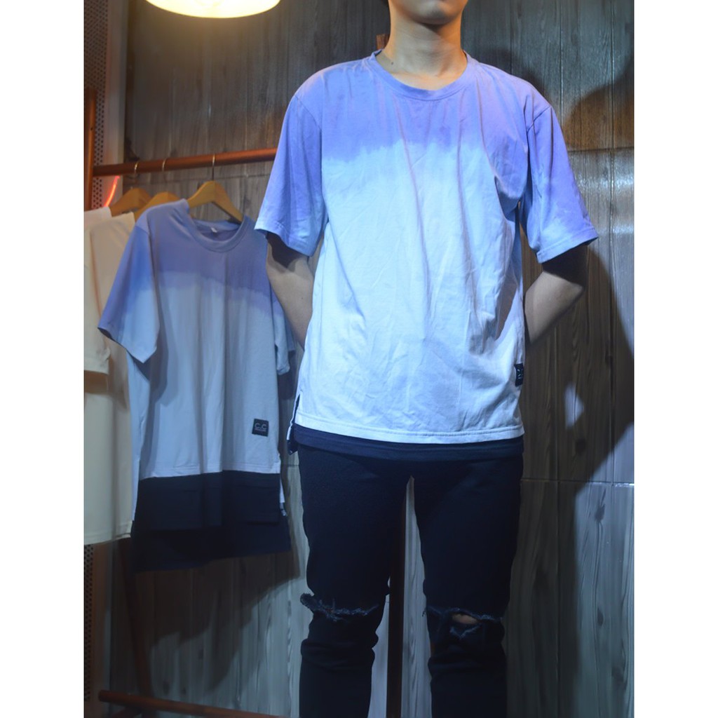 Áo thun Stee Layer loang màu CVC - Giá sỉ Unisex