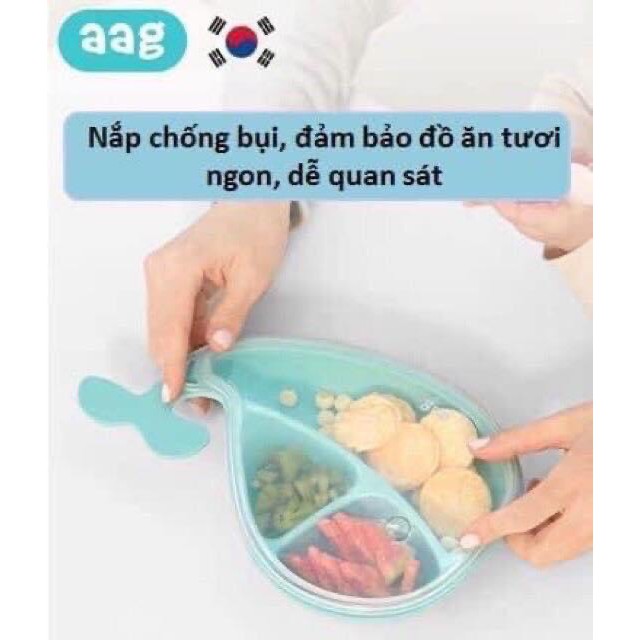 Khay ăn dặm hình cá heo AAG