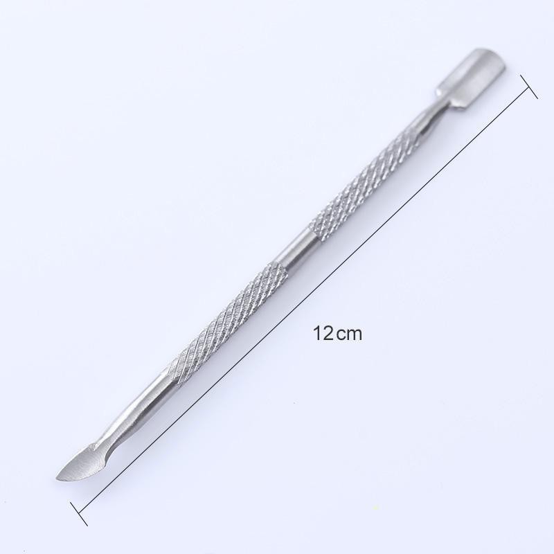 BORN PRETTY Cây sủi da hai đầu bằng thép không gỉ chuyên dụng cho làm nail
