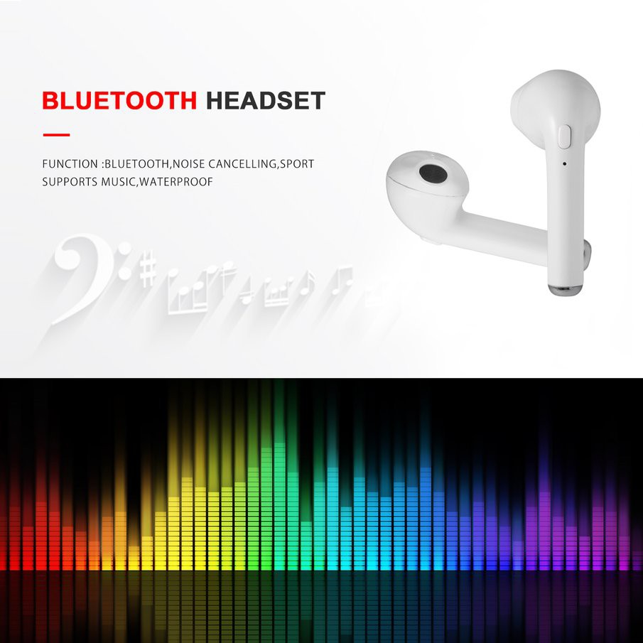 Tai Nghe Bluetooth Không Dây Tws Cho Iphone 7