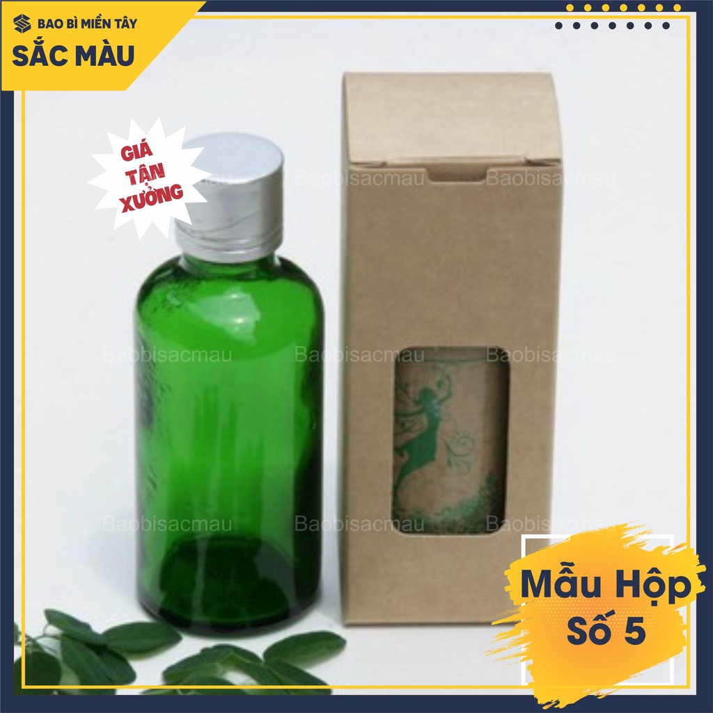 5 Hộp đựng tinh dầu, chai thủy tinh, nước hoa chiết 50ML ( Hộp số 5)