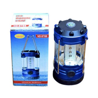 Đèn pin, đèn bão sạc 14 Bóng Led có la bàn xác định hướng cực sáng 15W BL000 (Xanh Dương)