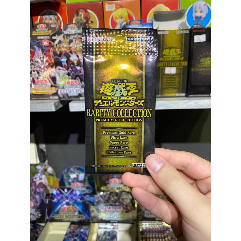 Túi thẻ bài Yugioh RC03 Rarity Collection Premium Gold - 4 lá bài độ hiếm Cao - Sản xuất từ Nhật Bản
