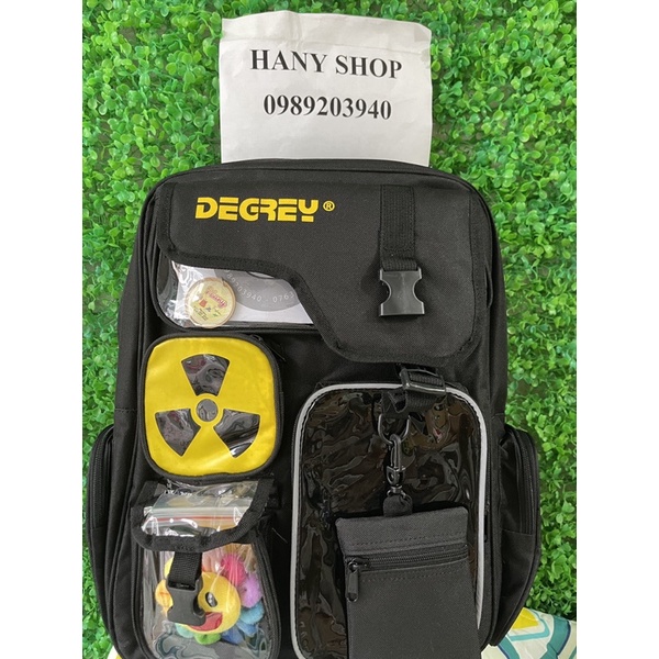 Balo Degrey hạt nhân + full tag hãng và giấy thơm + hoa kiki kaikai || Hany shop