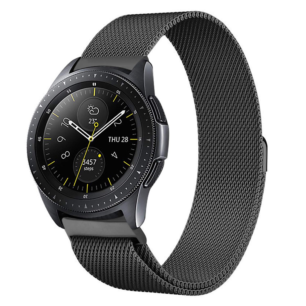 Dây thép lưới dành cho đồng hồ Samsung Ticwatch Huawei watch Huami GTS Withings size 18mm  20mm 22mm  Techwear