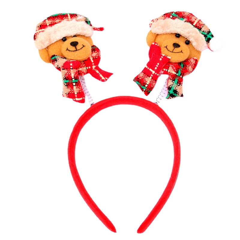 Oio Băng Đô Cài Tóc Hình Sừng Hươu / Ông Già Noel Phát Sáng Trong Đêm Giáng Sinh