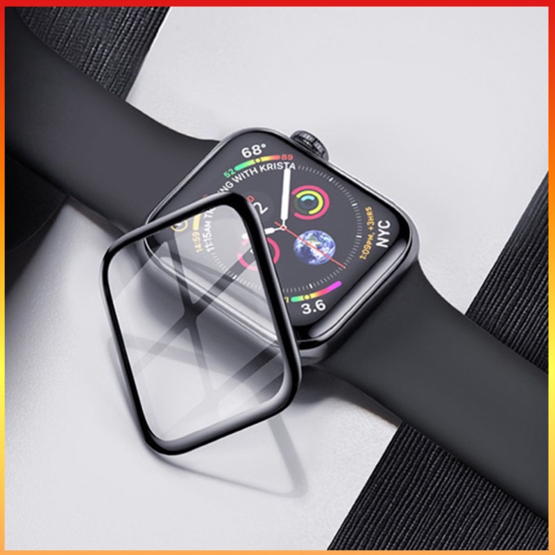 Cường lực apple watch,kính cường lực Apple watch,kính dẻo full màn hình,chống va đập rất tốt,bảo vệ tối đa đồng hồ.