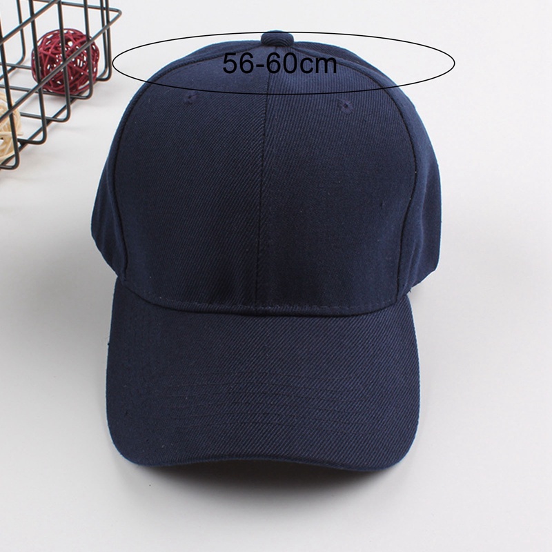 Mũ Lưỡi Trai Unisex Màu Trơn Phong Cách Hàn Quốc