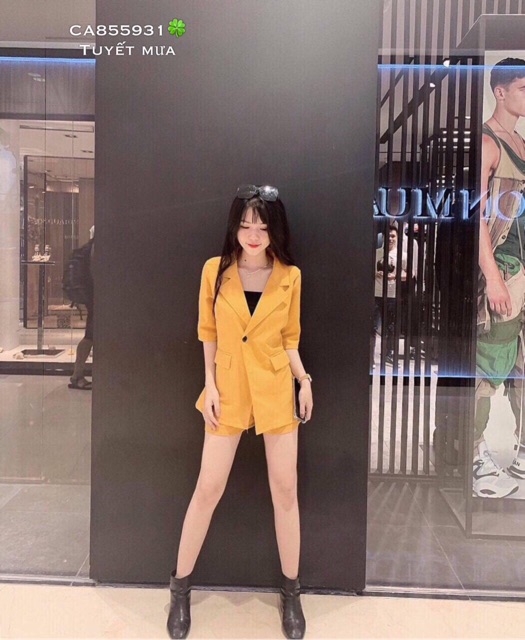 Sét 3 món áo vest + lót thun + quần short và ảnh thật