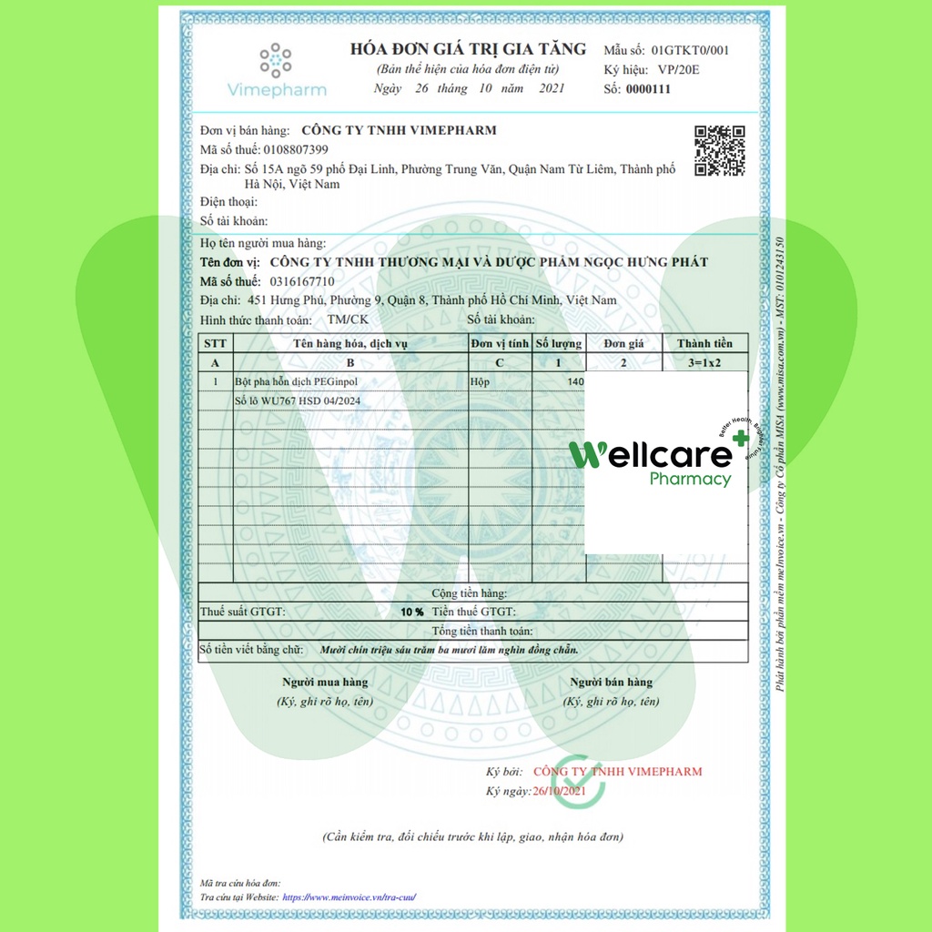 PEGinpol  - Lọ 100g giúp giảm táo bón cho bé, bột nhuận tràng trẻ em