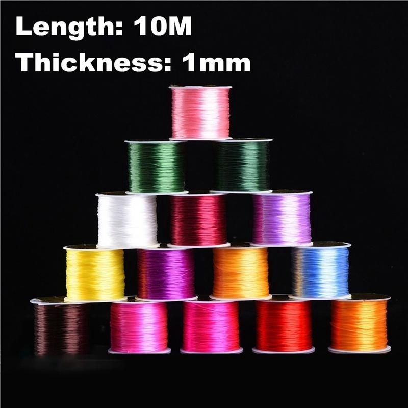 1 Cuộn Dây Thun 10M 1.0MM Dùng Làm Trang Sức Thủ Công
