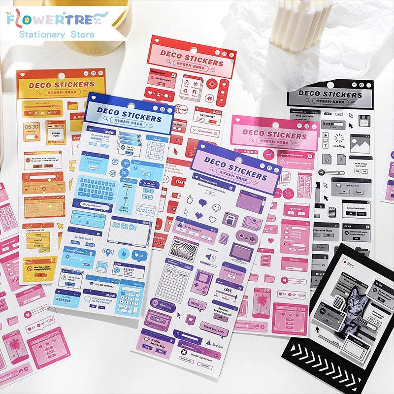 Flowertree 1 Sticker Dán Trang Trí Sổ Lưu Niệm