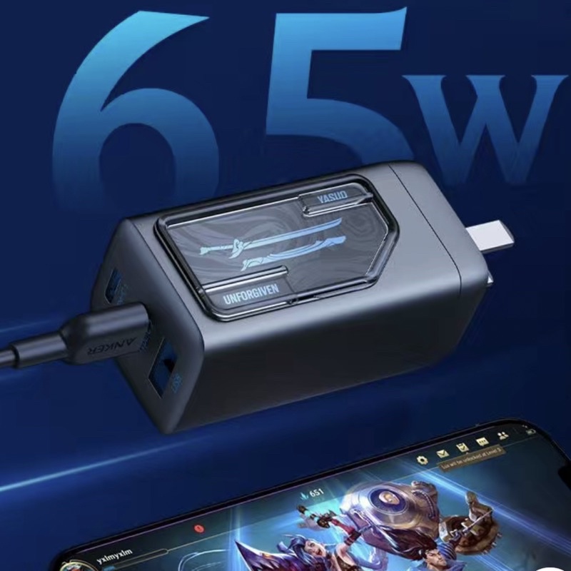 Củ Sạc Anker Yasuo 65W A9523 LMHT Used Xước