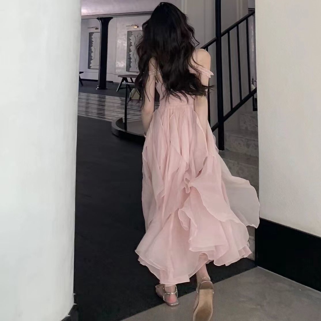 Pure desire for sweet and spicy Dorothy garden design sense of minority lace skirt children's medium-long style fairy style shows the trend of thin dress