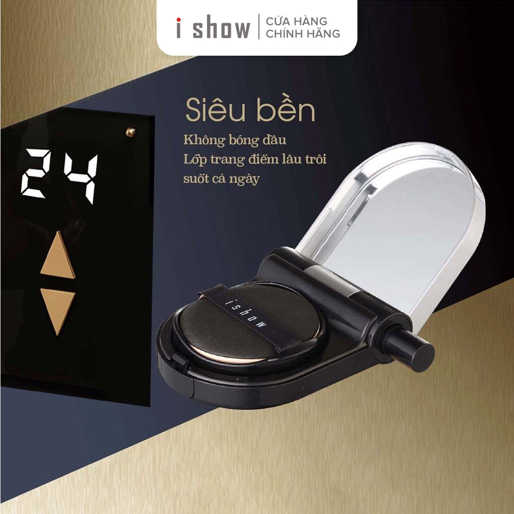 [TẶNG ĐỒNG HỒ] Ishow Bộ Phấn Nước Cushion Kiềm Dầu Chống Nắng Cao Cấp SPF 50+/PA +++ ( Kèm son môi Lipstick ) | BigBuy360 - bigbuy360.vn