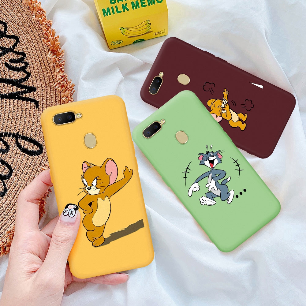 Tom and Jerry Pattern Silicone Case for Xiaomi Mi6X Mi5X Mi8 Mi9 SE MiA3 Lite MiA1 MiA2 Cartoon Painted Cute Shell | BigBuy360 - bigbuy360.vn
