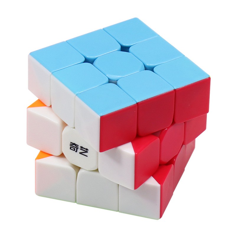 Rubik 3x3 QiYi Warrior S Stickerless Rubic 3 Tầng Không Viền - Đồ Chơi Rubik