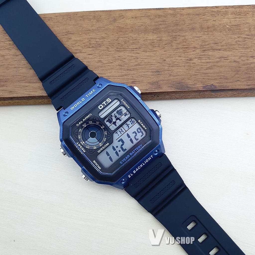 Đồng hồ bé trai O.T.S 7039G - Đa chức năng, chống nước