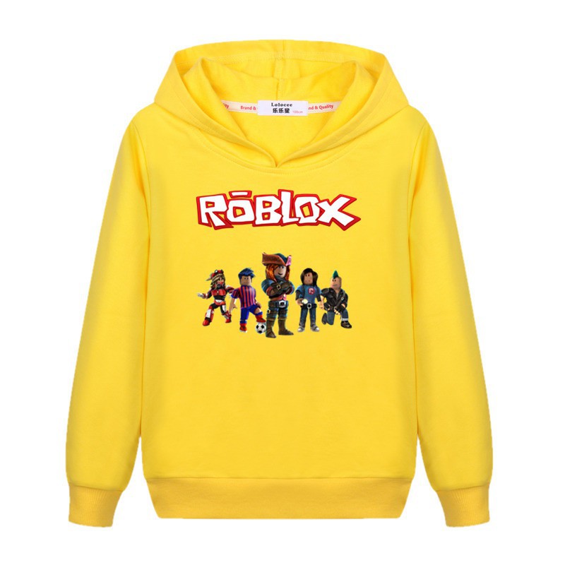 Roblox Áo Khoác Có Nón In Chữ Thời Trang Cho Bé Trai 3-14 Tuổi