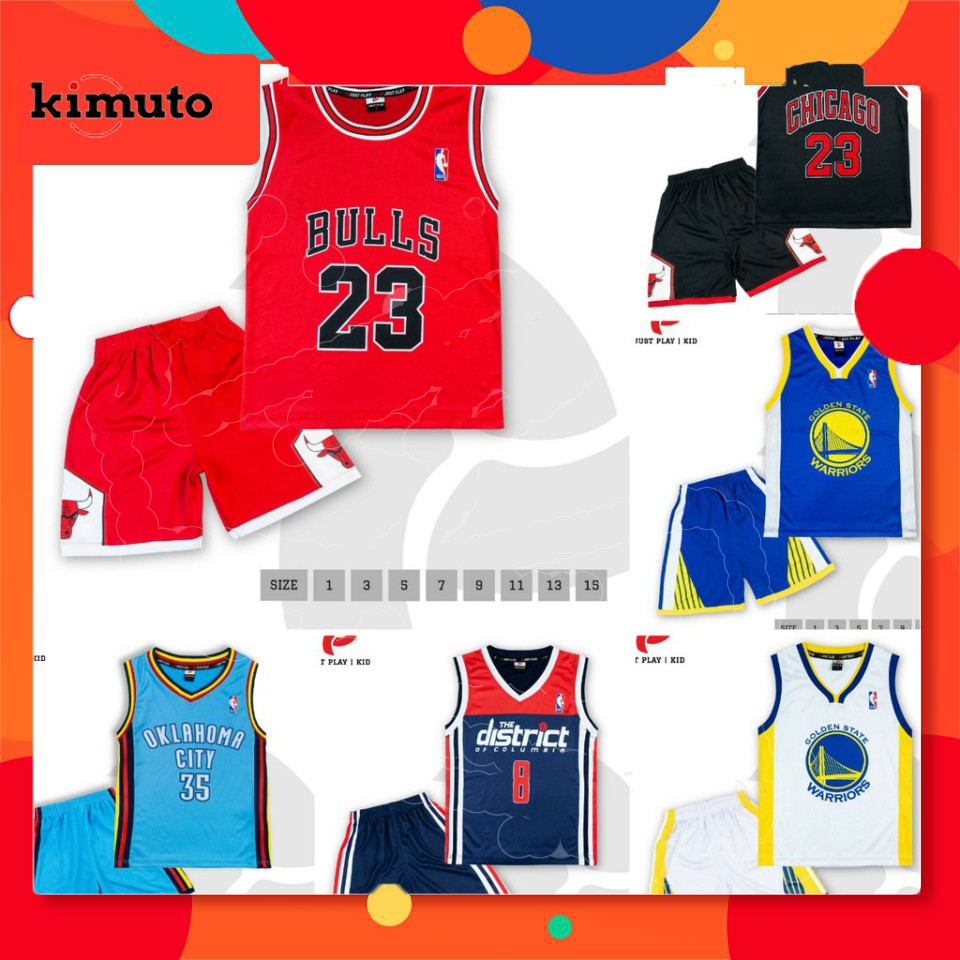 Quần áo bóng rổ trẻ em ️🏀đồ bóng rổ trẻ em tay ngắn️🏀đồ bộ trẻ em tay ngắn Siêu cưng Vải mè cao cấp