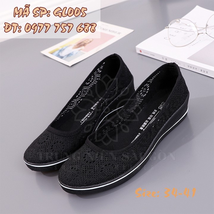 Giày đi bộ bệt lưới thoáng mát size lớn 41 cho mẹ GL005 | BigBuy360 - bigbuy360.vn