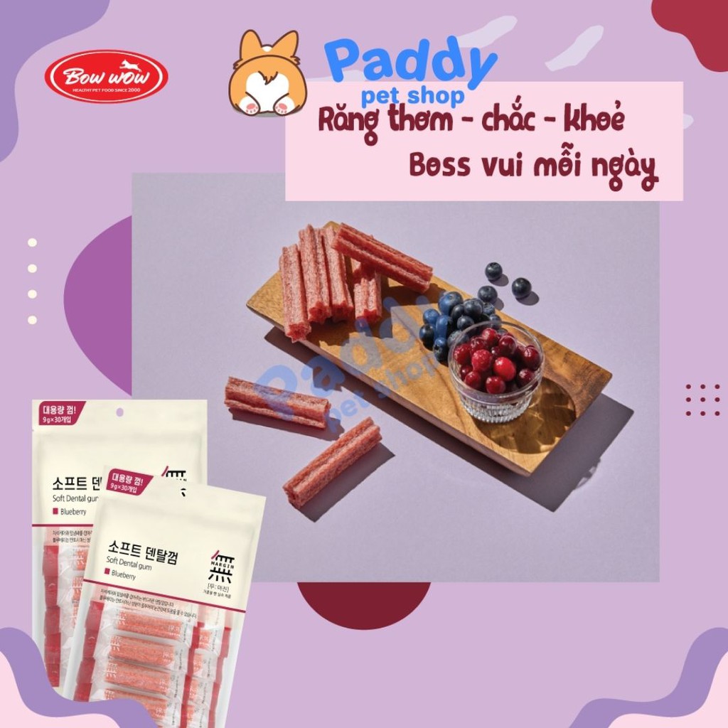 Snack Sạch Răng Cho Chó Bowwow Soft Dental Gum (270g)