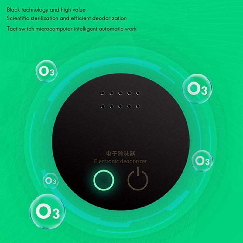 Máy Lọc Không Khí Ozone Mini Di Động Khử Mùi Hôi Cho Tủ Lạnh Xe Hơi