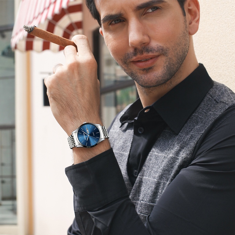 Đồng Hồ Nam JENISES JAPAN Máy QUARTZ Vỏ Thép Mặt Kính Sapphire Chống Xước Cao Cấp | BigBuy360 - bigbuy360.vn