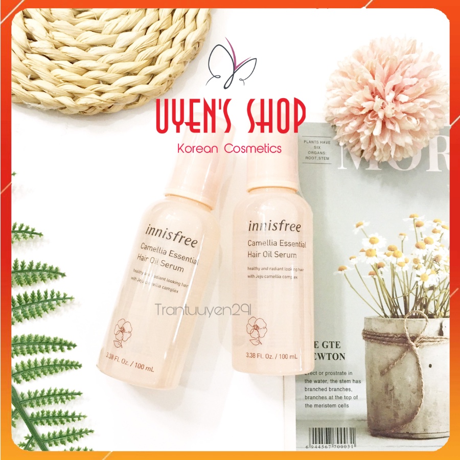 Tinh dầu dưỡng tóc Innisfree Camellia Essential Hair Oil Serum _100ml