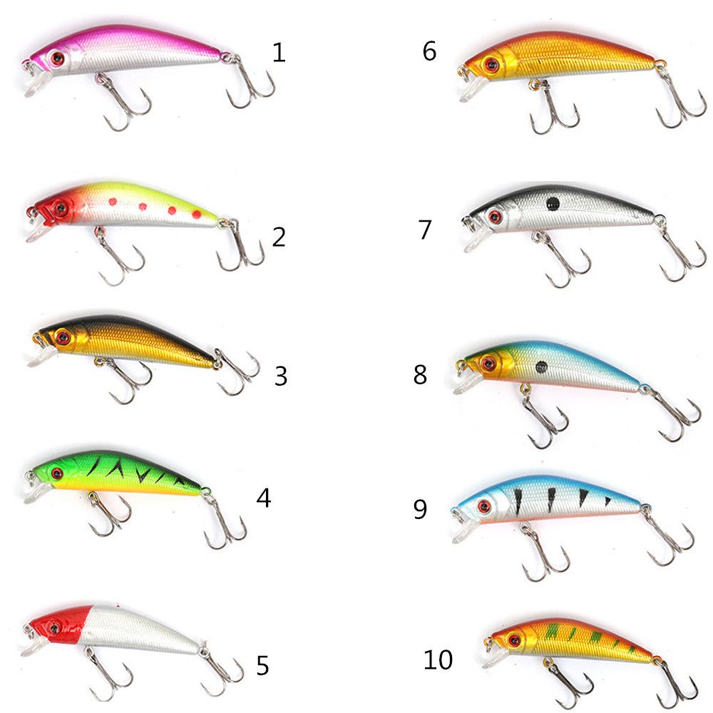 Mồi Câu Cá Nhân Tạo Cứng 70mm 8g Có Lưỡi Câu