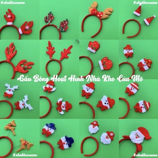 Cài tóc Noel- Băng đô Giáng sinh- Bờm Noel HOẠT HÌNH
