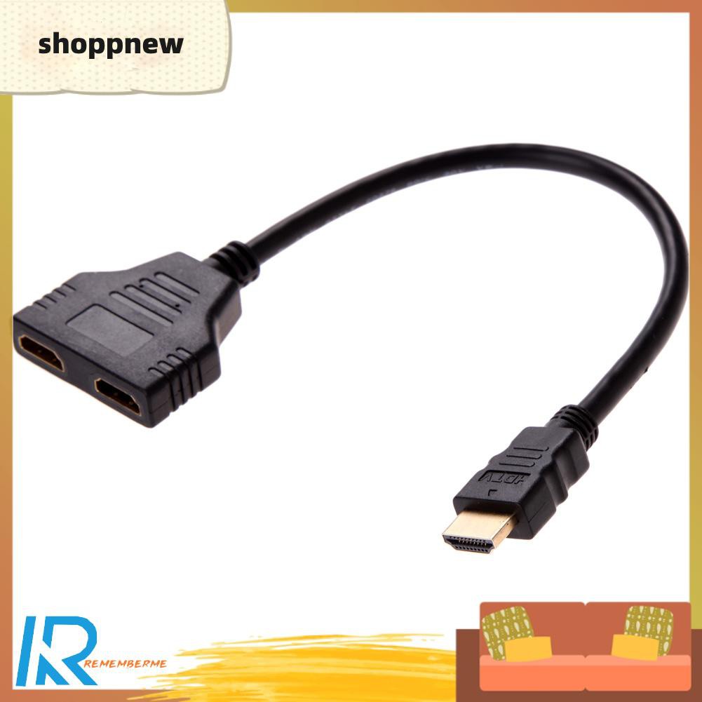 Dây Cáp Chuyển Đổi 1080p Hdmi Sang 2 Cổng Vào 1 Đầu Vào 2 Đầu Ra