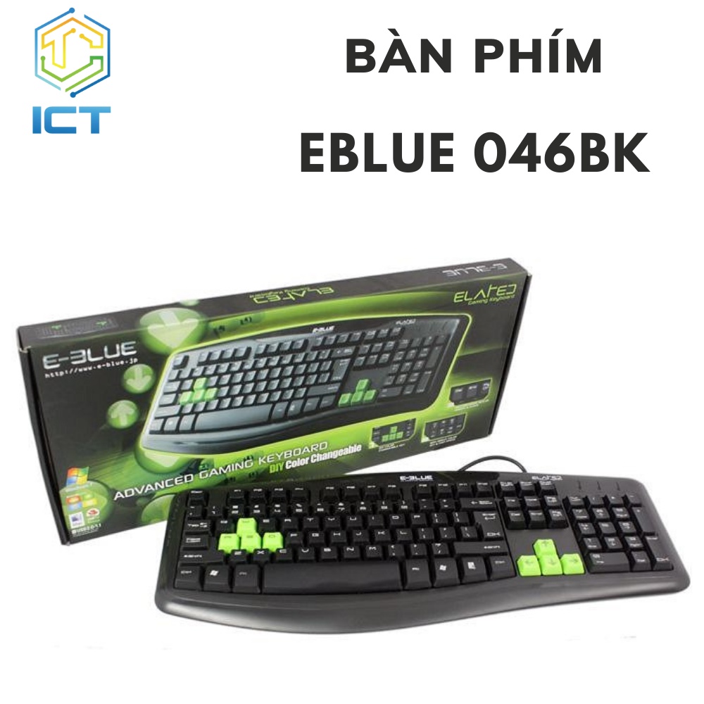 Bàn phím có dây EBLUE 046BK chính hãng