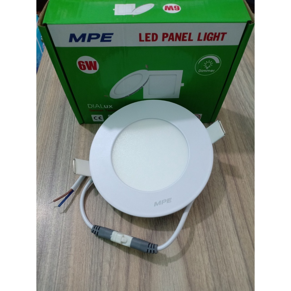 Đèn led âm trần 6w MPE RPL-6T -ánh sáng trắng khoét lổ 105mm