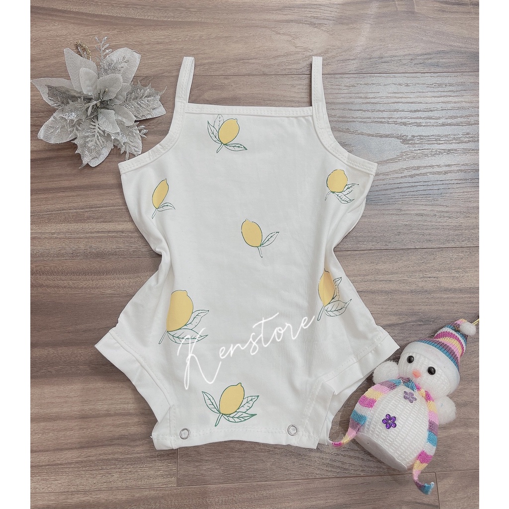 Body Hai Dây Chất Liệu Thun Cotton Cao Cấp Cho Bé Từ 4Kg Đến 15Kg Thời Trang Trẻ Em Ken Store