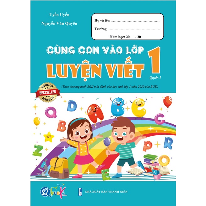 Sách - Combo Cùng Con Vào Lớp 1 Môn Toán và Luyện Viết (2 cuốn)