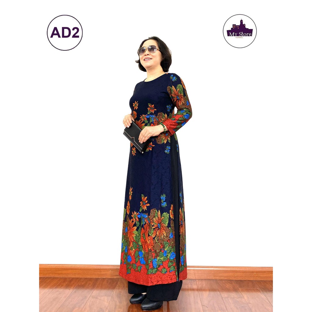 [Xả Hàng] Áo Dài - Áo Dài Đẹp dành cho Quý bà Hiện Đại - Chất Liệu Gấm cao cấp 2020 - Laddy Store