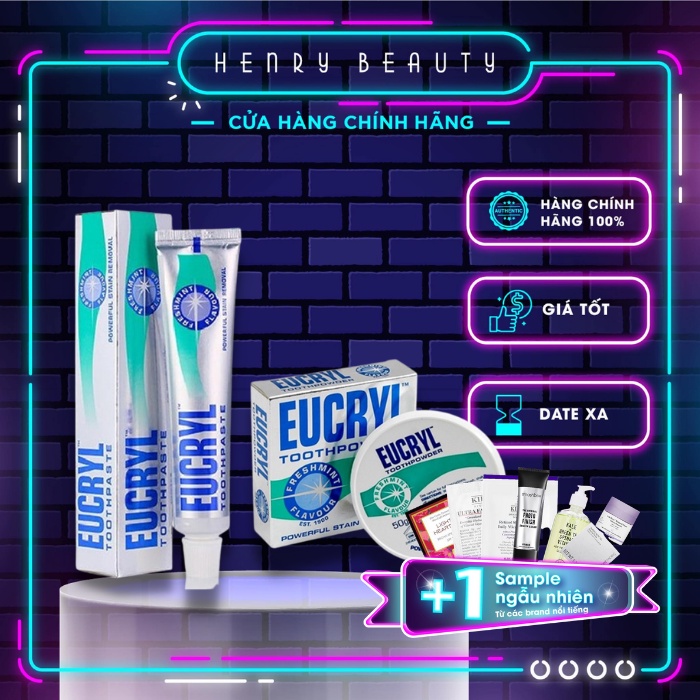 BỘ ĐÔI TRẮNG RĂNG EUCRYL UK