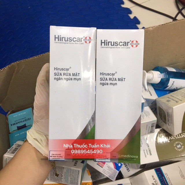 Sữa Rửa Mặt Hiruscar Anti - Acne Pore Purifying Cleanser Kiểm Soát Chất Nhờn Và Ngừa Mụn - 100ml