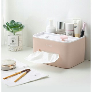 Hộp đựng giấy để bàn đa năng cao cấp ecoco