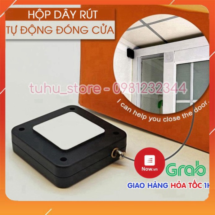 Hộp dây rút tự động đóng cửa, giữ đồ dùng cửa hàng, gia đình không cần khoan đục cực tiện dụng - Tovo