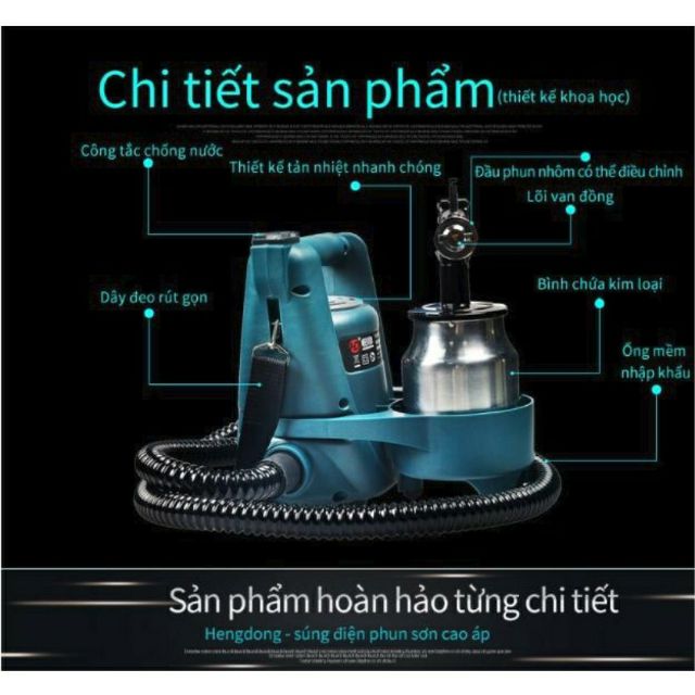 Máy Phun sơn bằng điện cầm Tay 850W