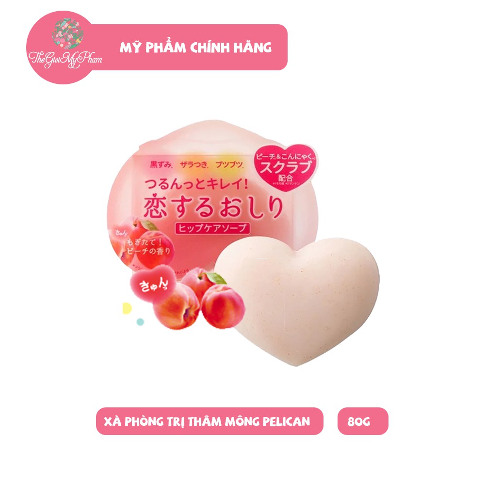 Xà Phòng Dạng Soap  Mông Pelican 80g Nhật Bản