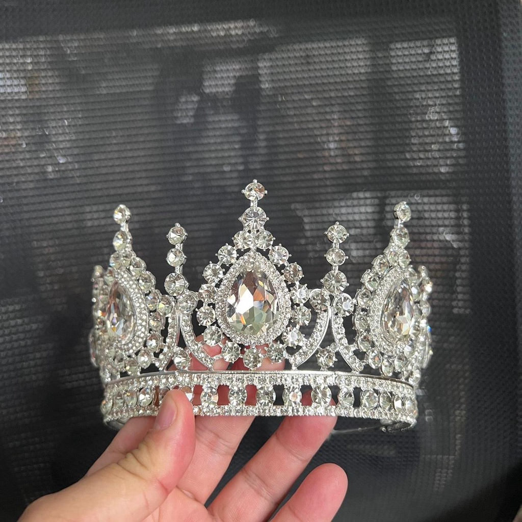 Vương miện cô dâu đá to cao 8.5cm ngang 16 cm - Giangpkc -8-2022 SP2221645