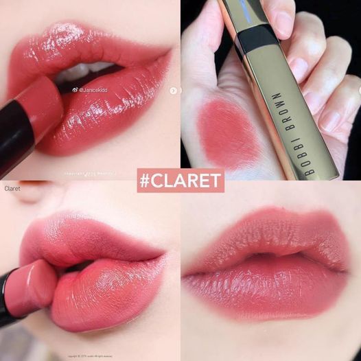 Son lì Bobbi Brown Luxe Shine Intense Claret